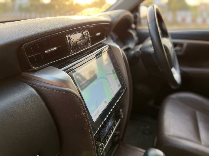 Armour Guards screen protector installed on a Toyota Fortuner