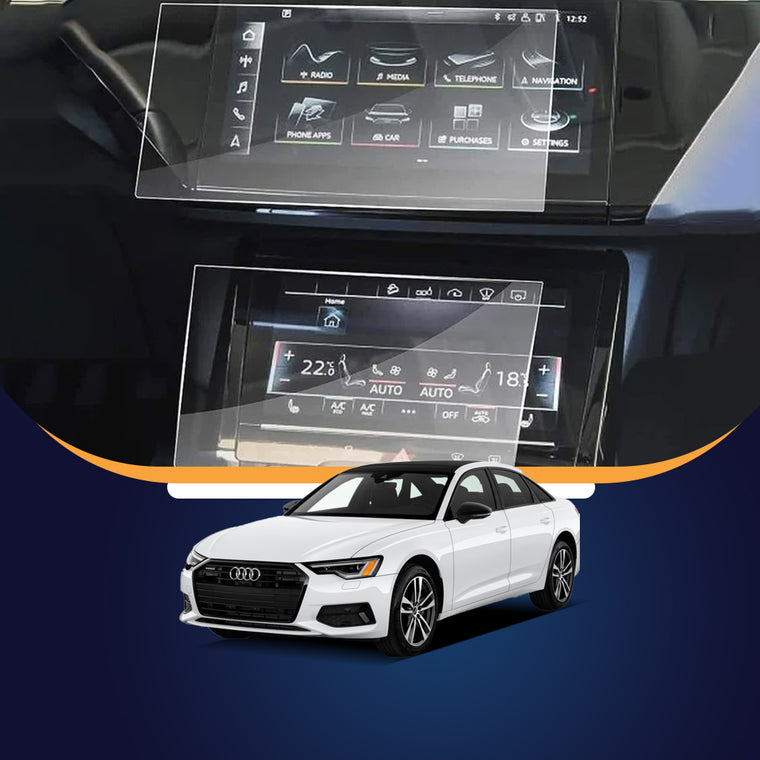 Audi A6 infotainment screen protector