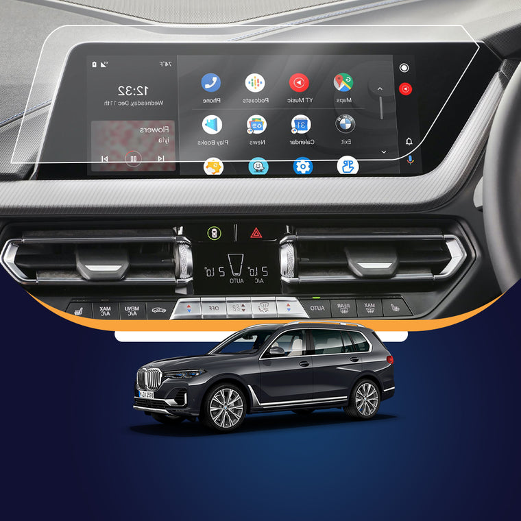 BMW X7 old infotainment screen protector