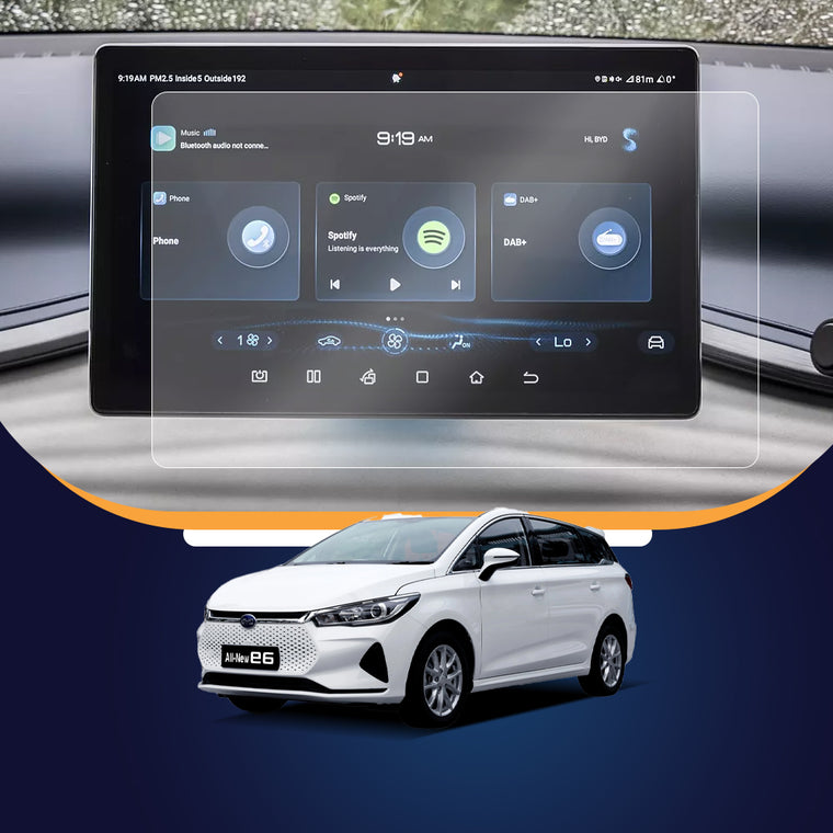BYD E6 infotainment screen protector