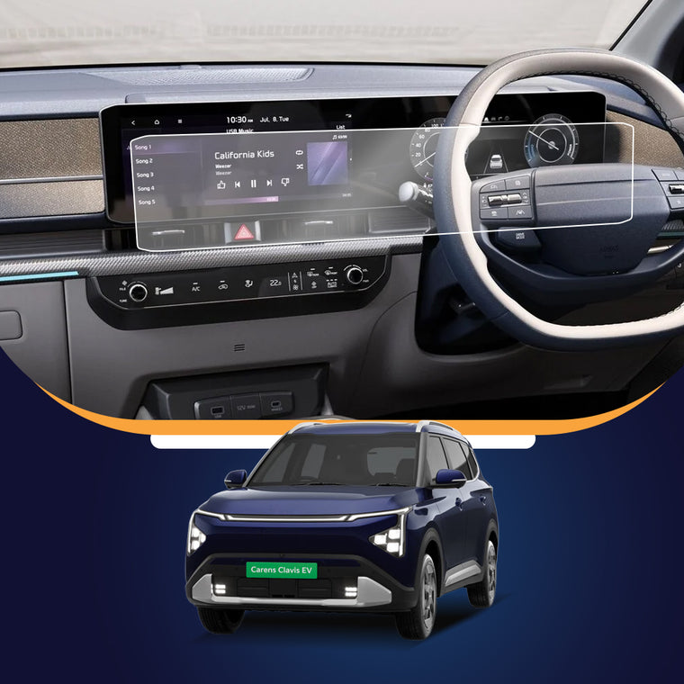 Kia Carens Clavis EV infotainment screen protector