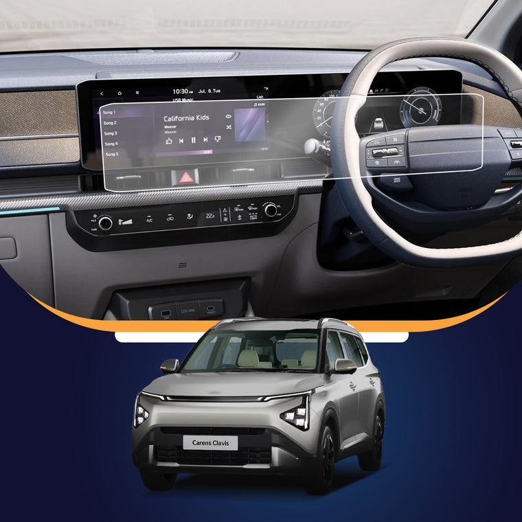 Kia Carens Clavis infotainment screen protector