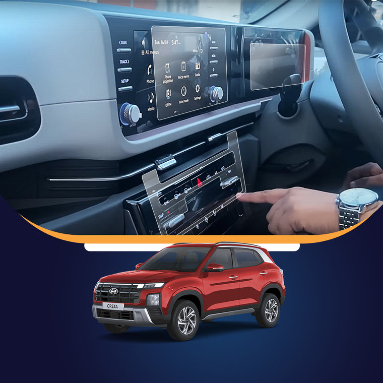 Hyundai Creta infotainment screen protector