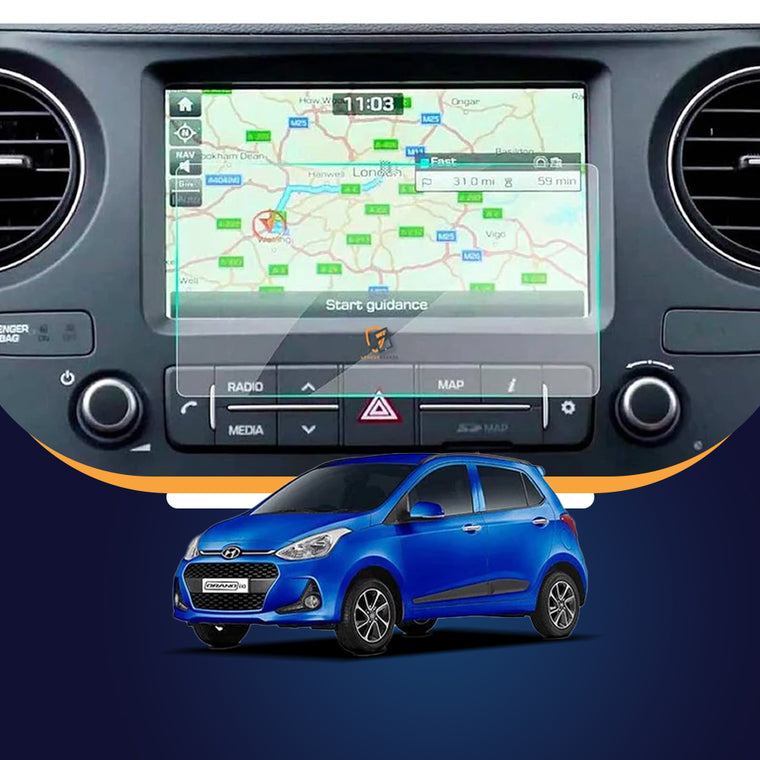 Hyundai Grand i10 infotainment screen protector