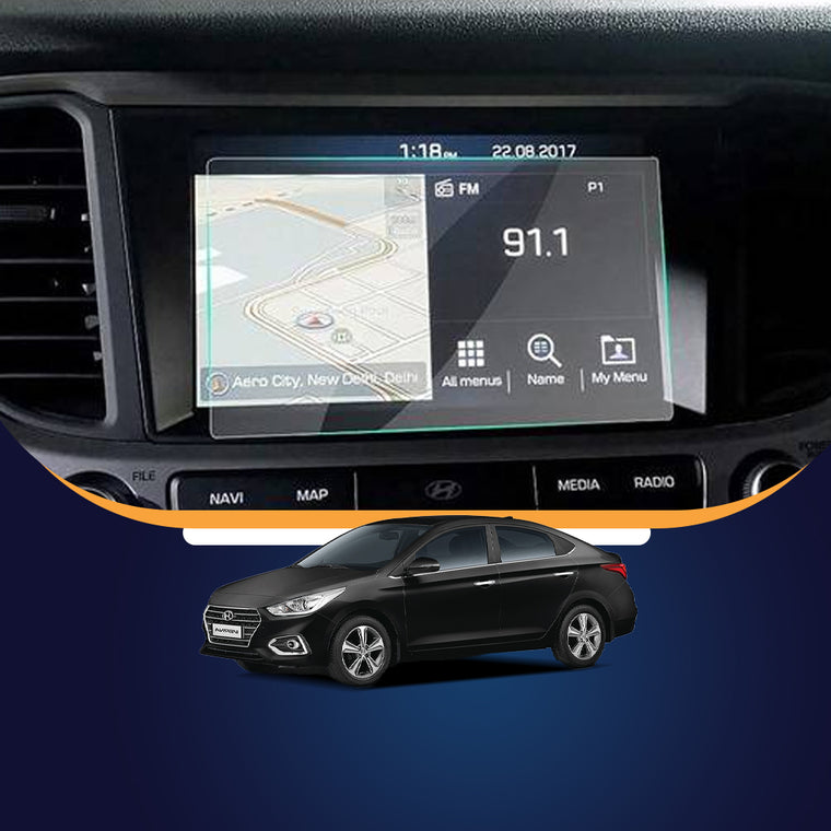 Hyundai Verna infotainment screen protector