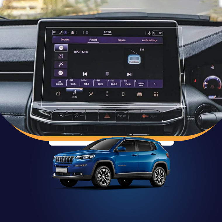 Jeep Compass Facelift infotainment screen protector