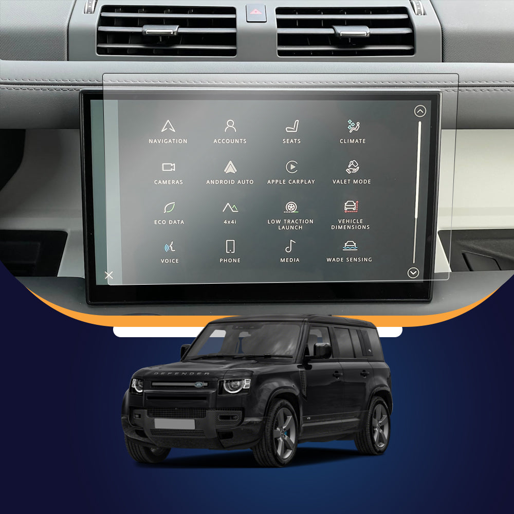 Range Rover Defender Screen Land Rover Defender infotainment Screen Guard