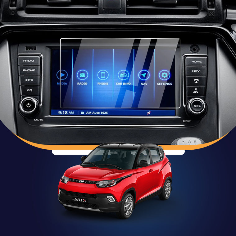Mahindra Kuv 100 infotainment screen protector