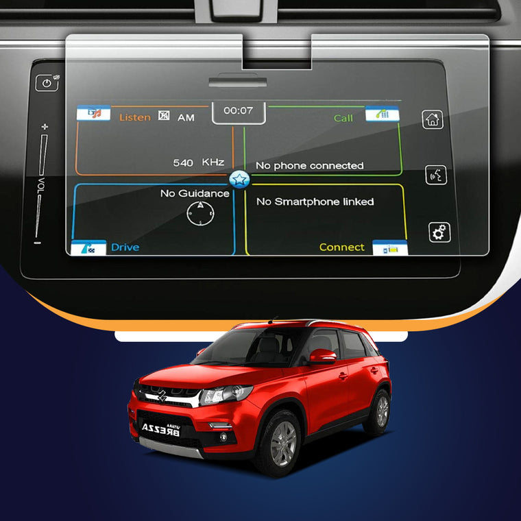 Maruti Suzuki Vitara Brezza infotainment screen protector