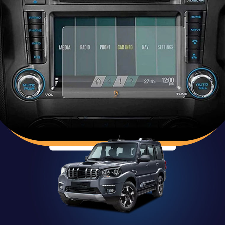 Mahindra Scorpio infotainment screen protector