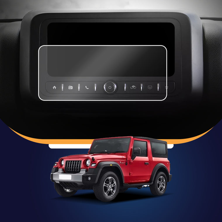 Mahindra Thar infotainment screen protector