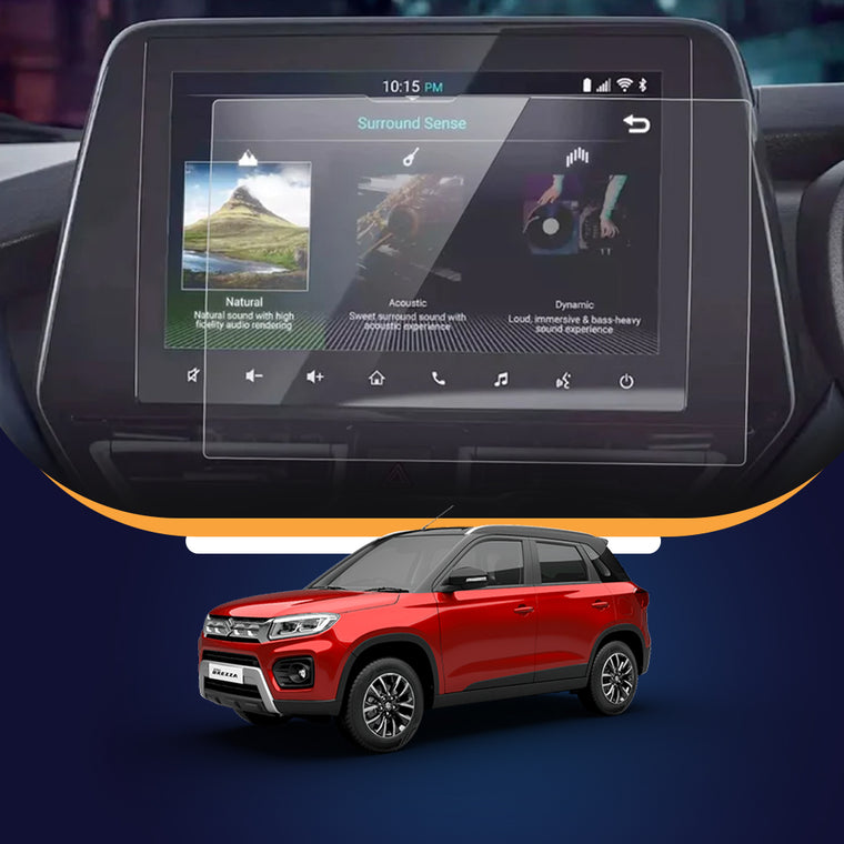 Maruti Suzuki Breeza ZXI infotainment screen protector