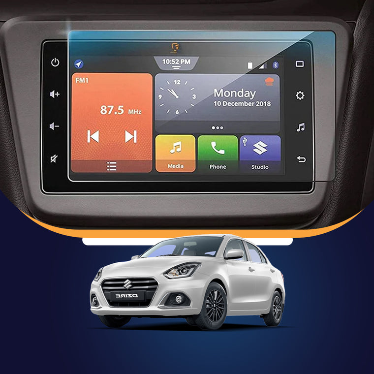 Maruti Suzuki Dzire Facelift infotainment screen protector