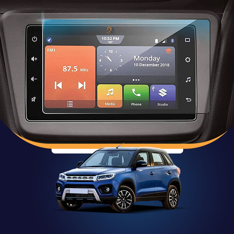 Maruti Suzuki Vitara Brezza Facelift infotainment screen protector