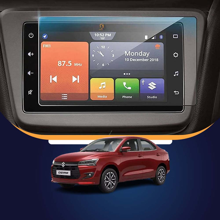 Maruti Suzuki Dzire Facelift infotainment screen protector