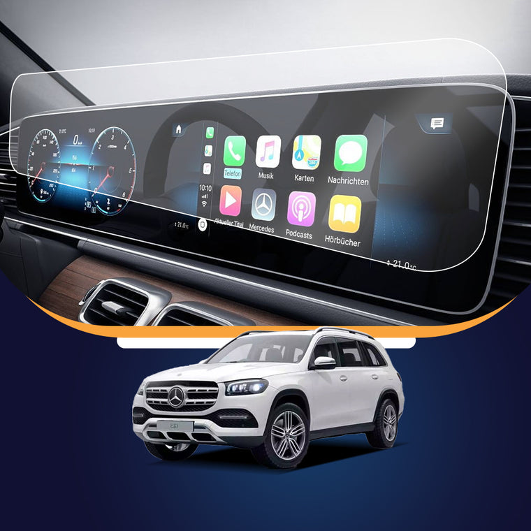 Mercedes-Benz GLS 400d 4MATIC infotainment screen protector