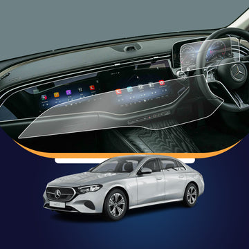 Mercedes E Series (Set of 2) Screen Guard (Infotainment + Cluster)