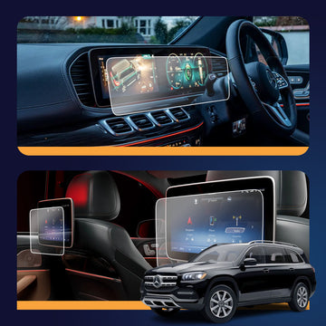 Mercedes GLS (Set of 3) Screen Guard (1 Front Info + 2 Seat Rear Info)
