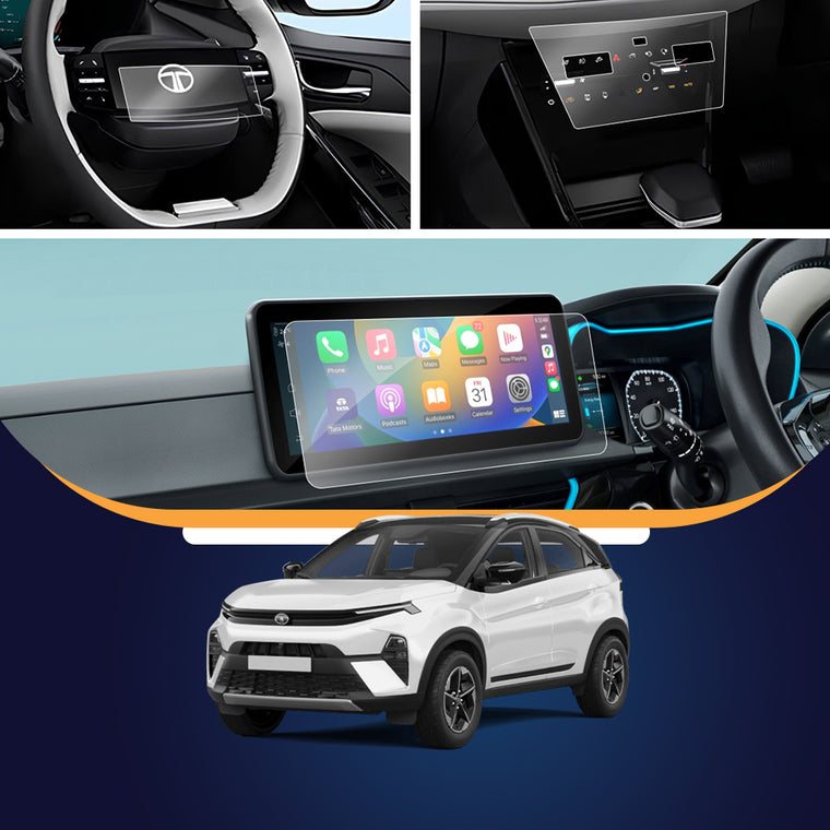 Tata NEXON Creative Plus  Creative Plus S  Creative DT Fearless S  Fearless DT infotainment screen protector