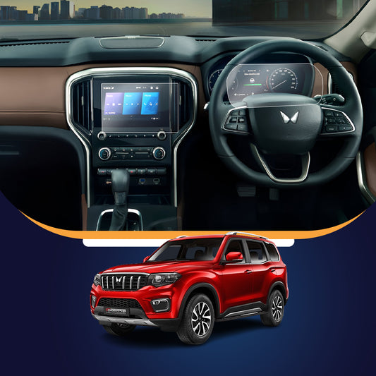Mahindra Scorpio N Infotainment and Cluster Screen Guard