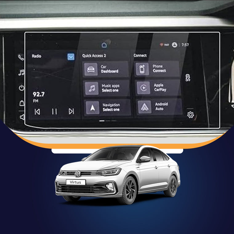 Volkswagen Virtus infotainment screen protector