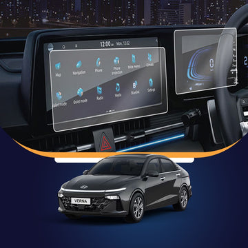 Hyundai Verna 2023 SX 2023 (10.25 inch) Infotainment & Cluster Screen Guard