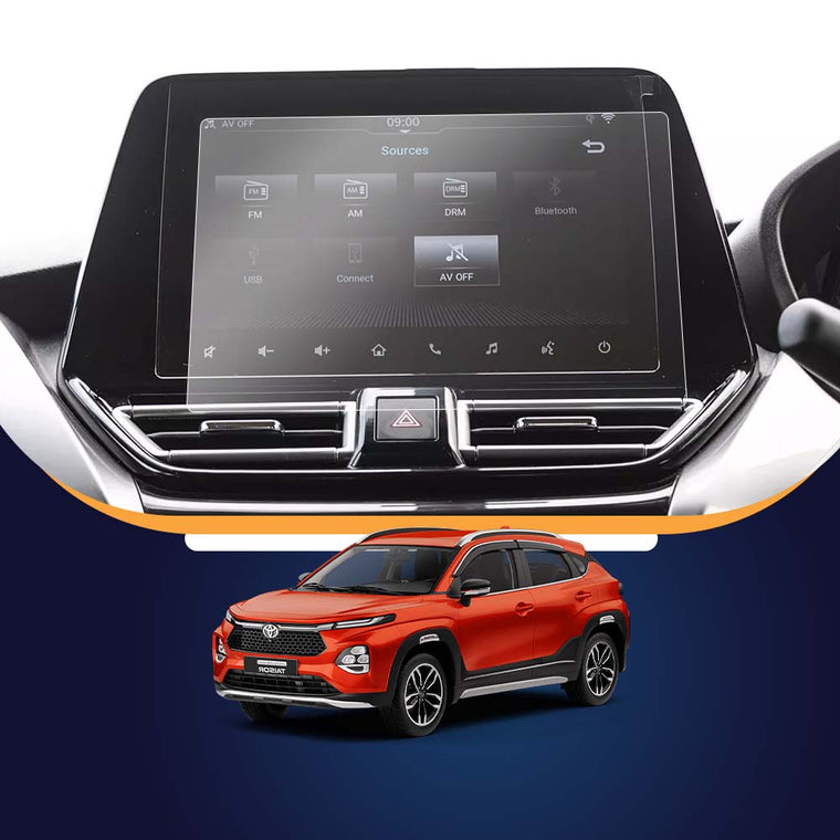 Toyota Taisor infotainment screen protector