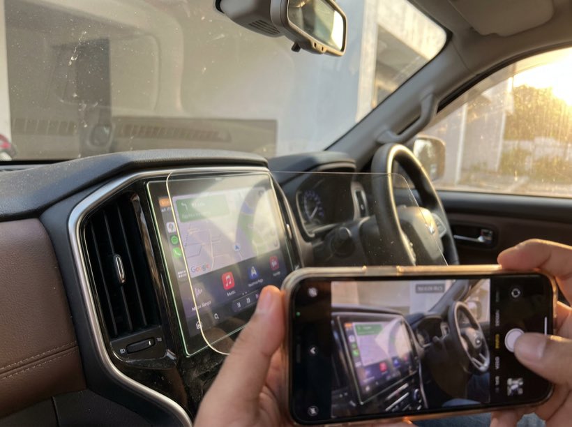 Armour Guards screen protector installed on a Mahindra Scorpio-N