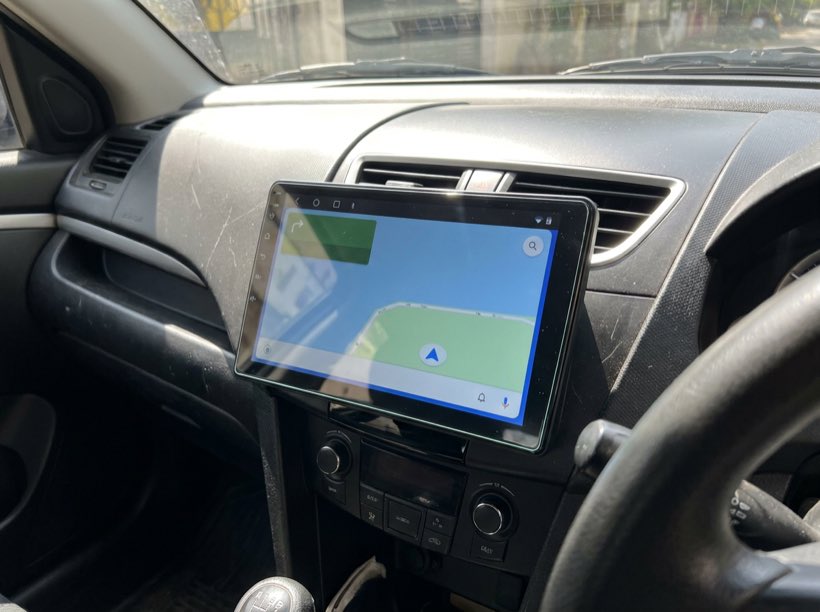 Armour Guards screen protector installed on a Maruti Swift